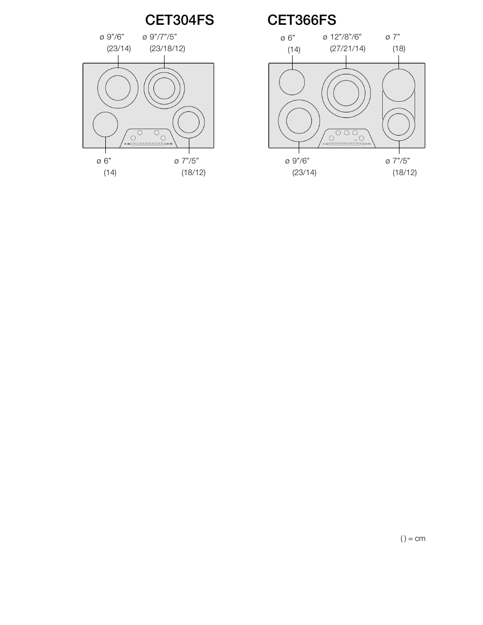 Thermador ELECTRICCOOKTOPS CET366FS User Manual | Page 2 / 72