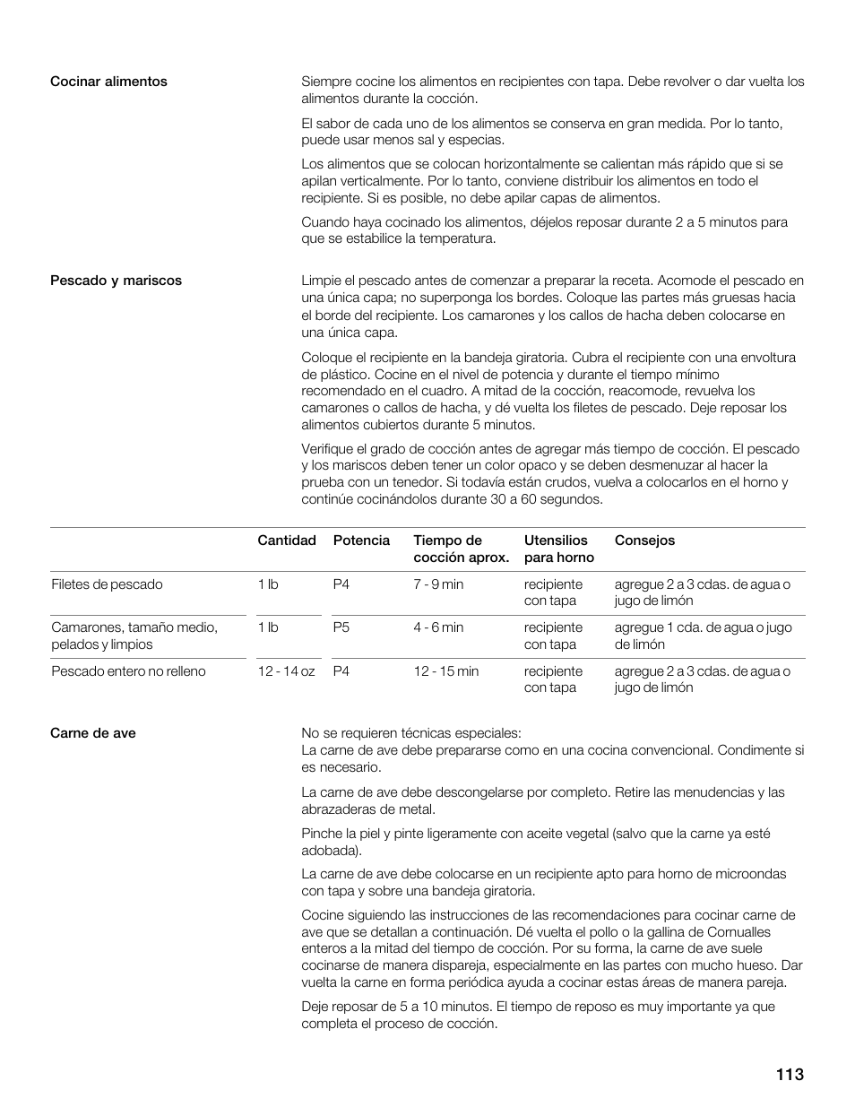 Thermador MBESLFTD User Manual | Page 113 / 124