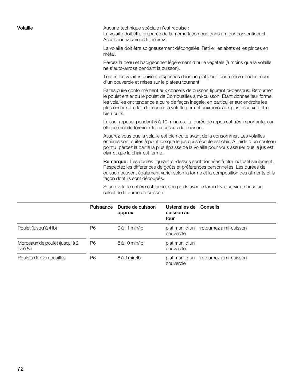 Thermador MBESLFTD User Manual | Page 72 / 124