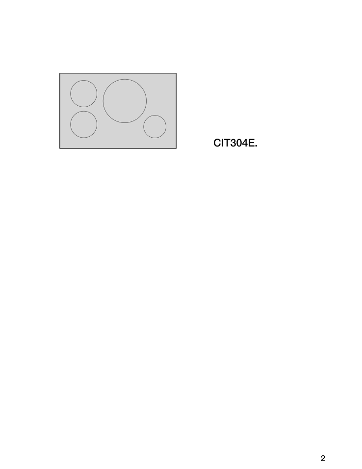 Cit304e | Thermador CIT304E User Manual | Page 2 / 74