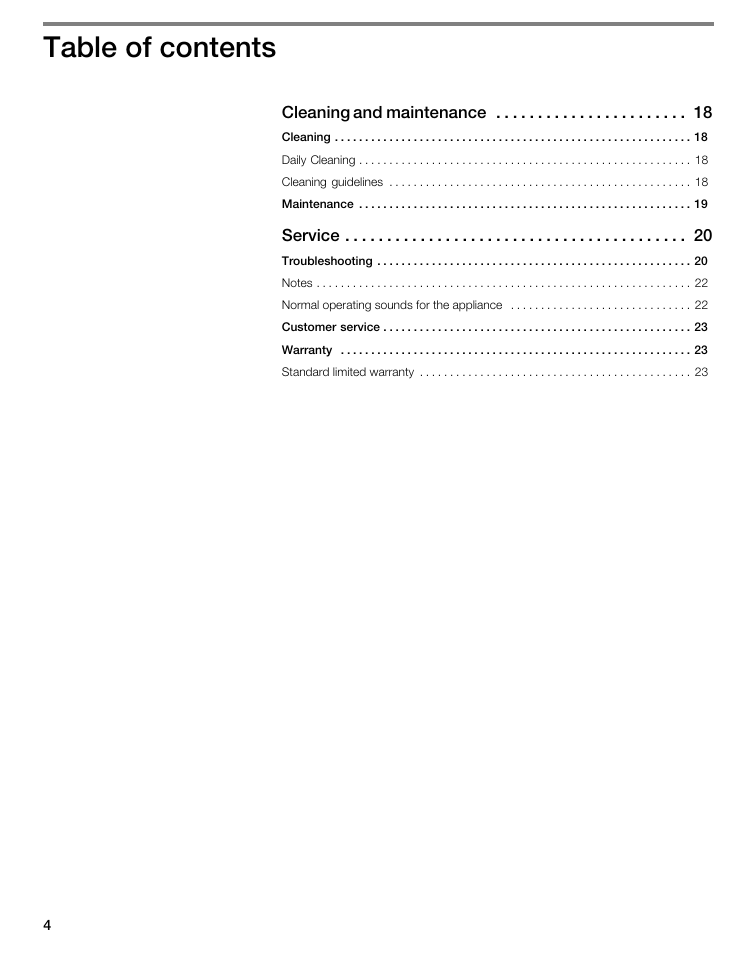 Thermador CIT304E User Manual | Page 4 / 74