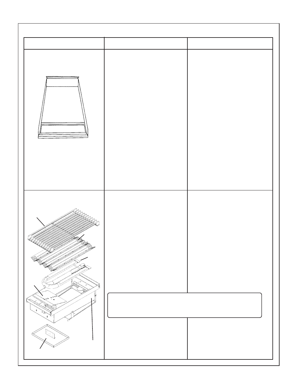 Cooktop cleaning chart | Thermador PDR36 User Manual | Page 40 / 48