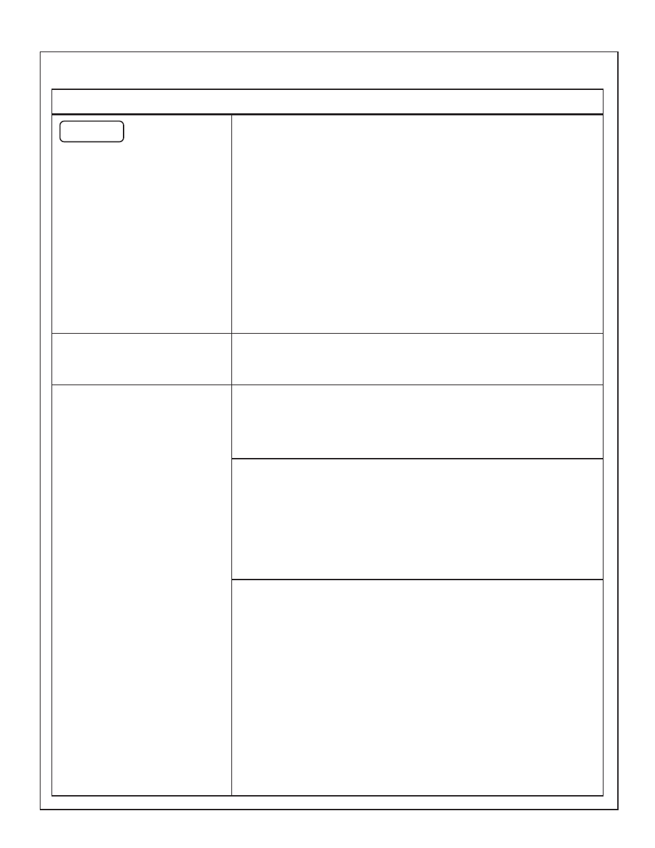 Oven cleaning chart | Thermador PDR36 User Manual | Page 42 / 48