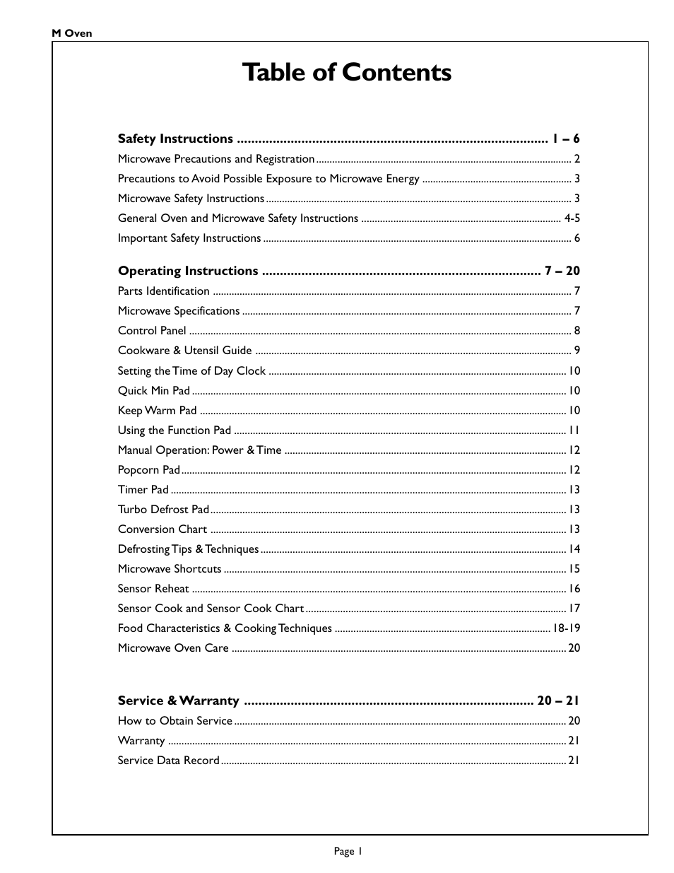 Thermador MT27 User Manual | Page 3 / 24