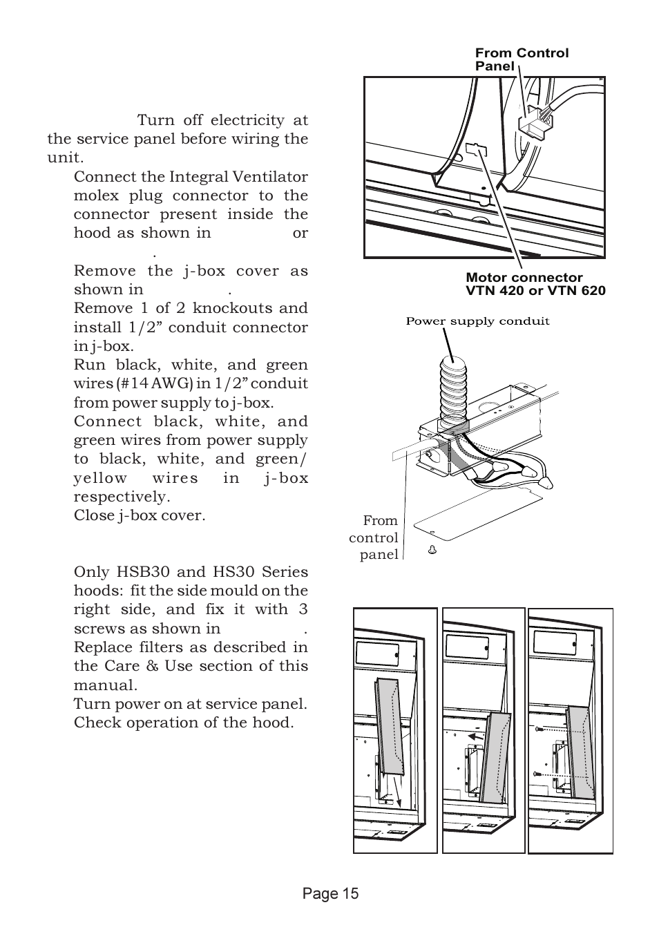 Thermador VTN420B User Manual | Page 15 / 17