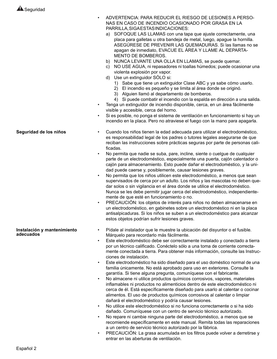 Thermador VCI2 User Manual | Page 26 / 36