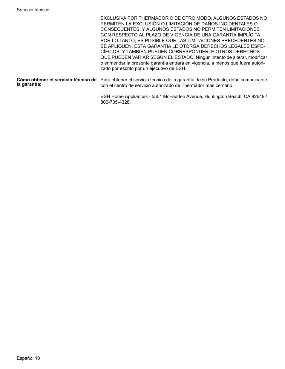 Thermador VCI2 User Manual | Page 34 / 36