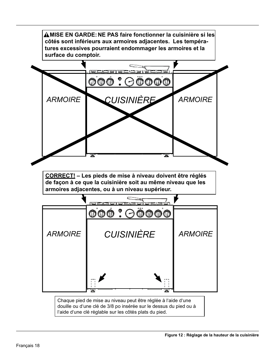 Cuisinière, Armoire | Thermador PRG30 User Manual | Page 40 / 64