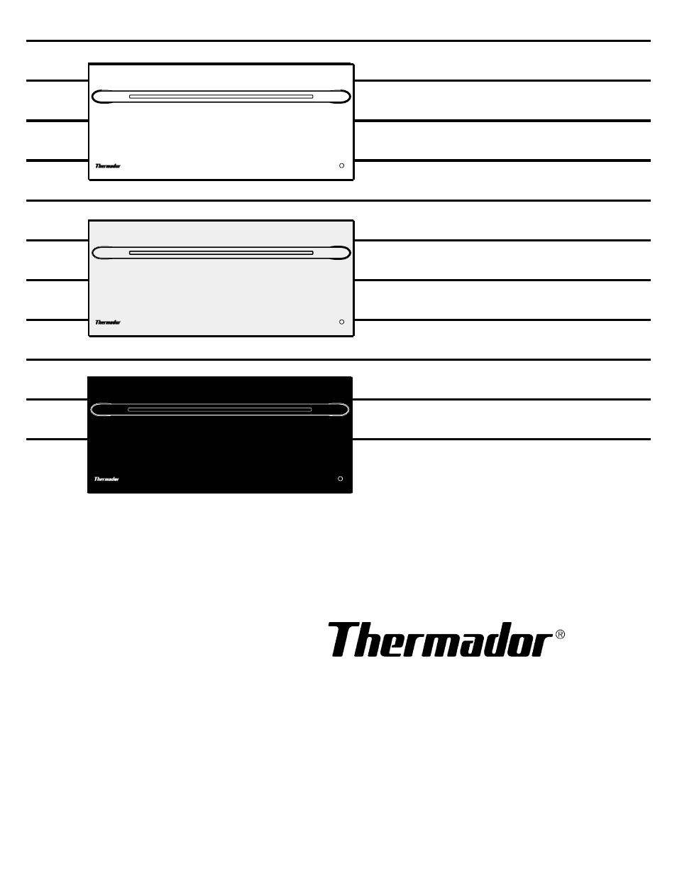 Thermador WD24 User Manual | 8 pages