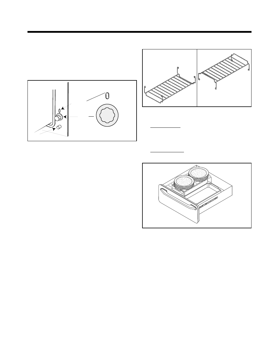Controls, Double stacking items | Thermador WD24 User Manual | Page 4 / 8