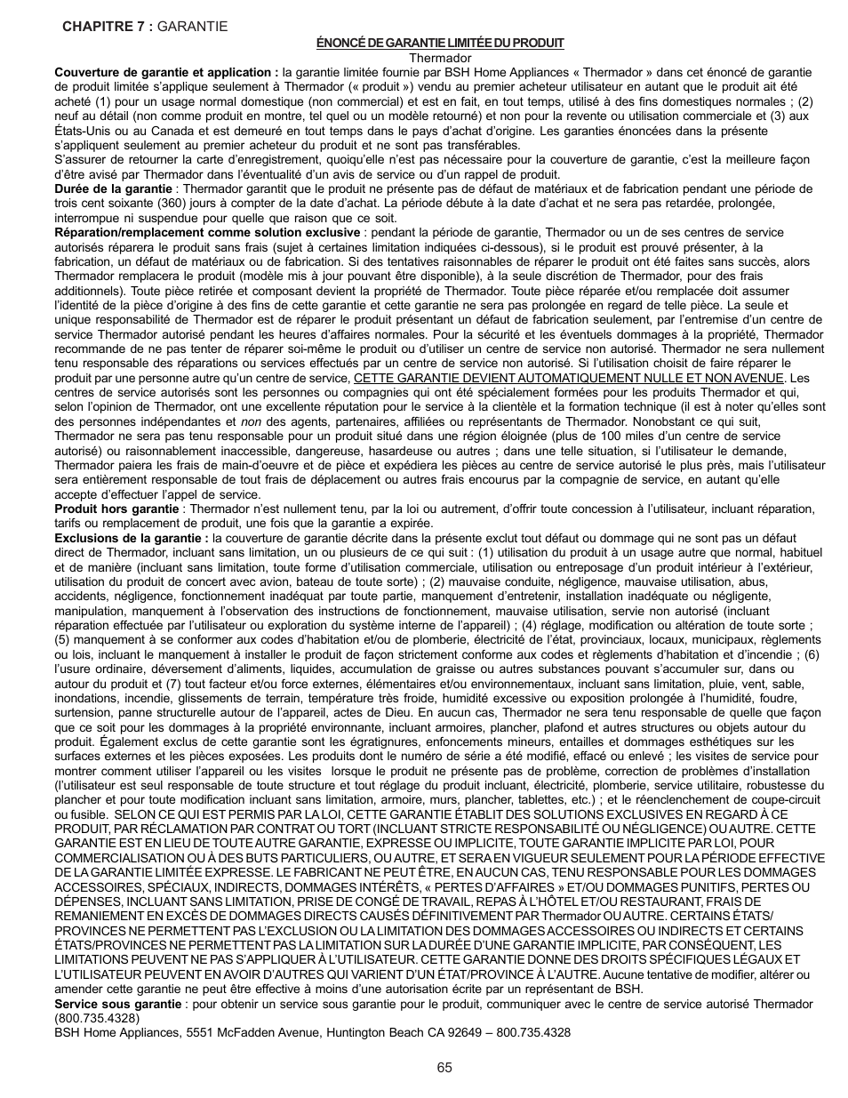 Thermador PC304 User Manual | Page 67 / 104