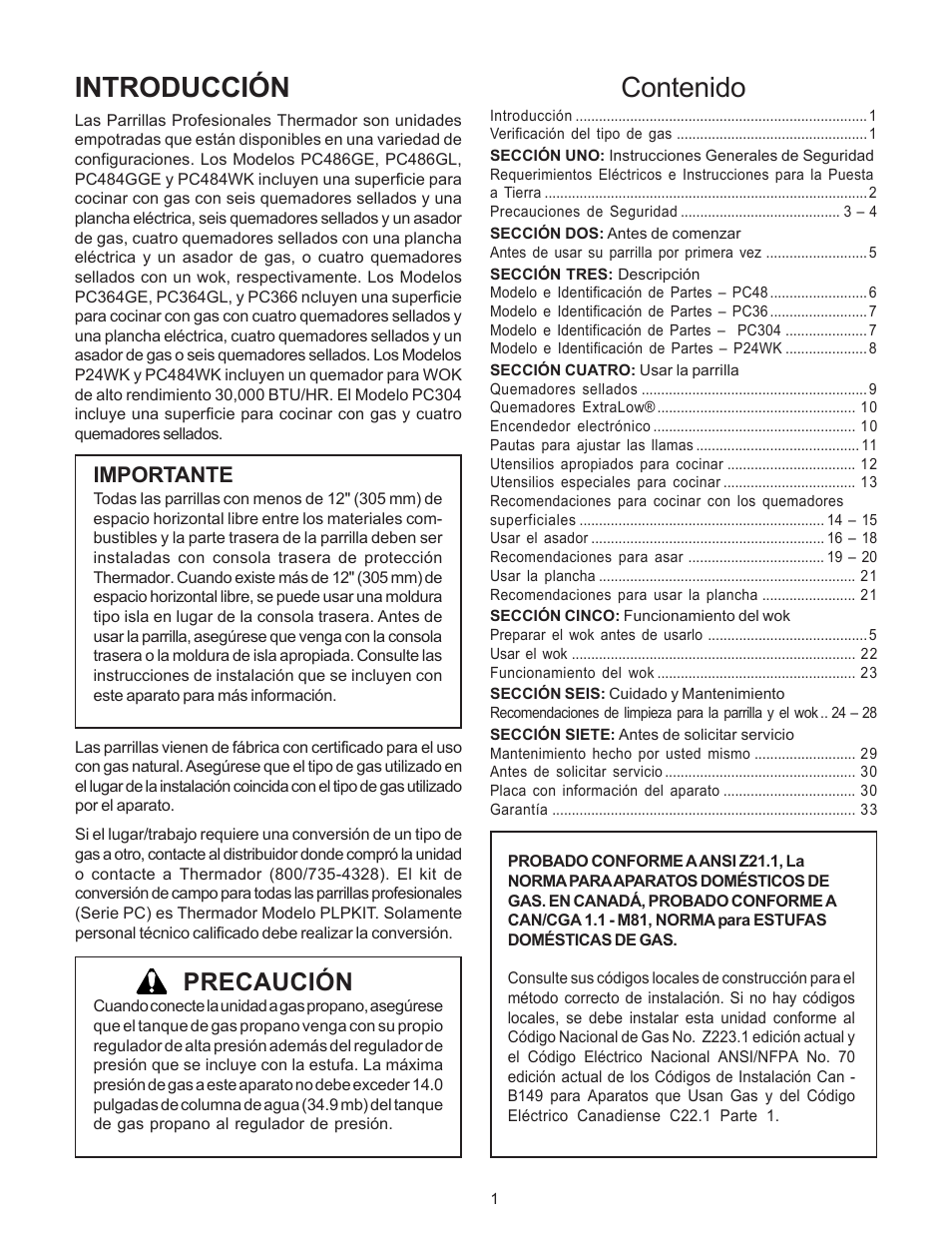 Thermador PC304 User Manual | Page 71 / 104