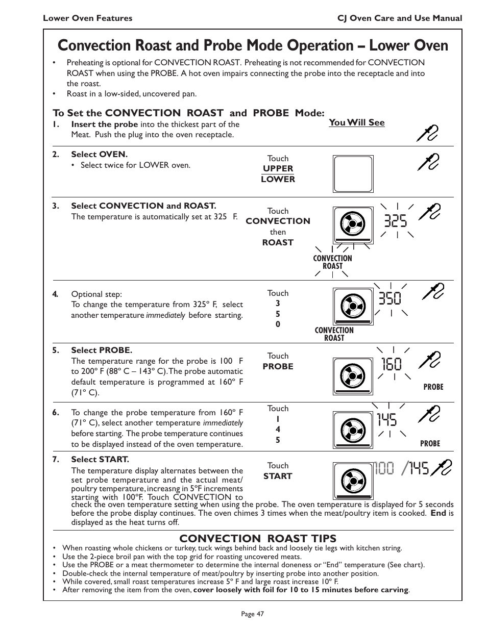 Thermador CJ302 User Manual | Page 49 / 68