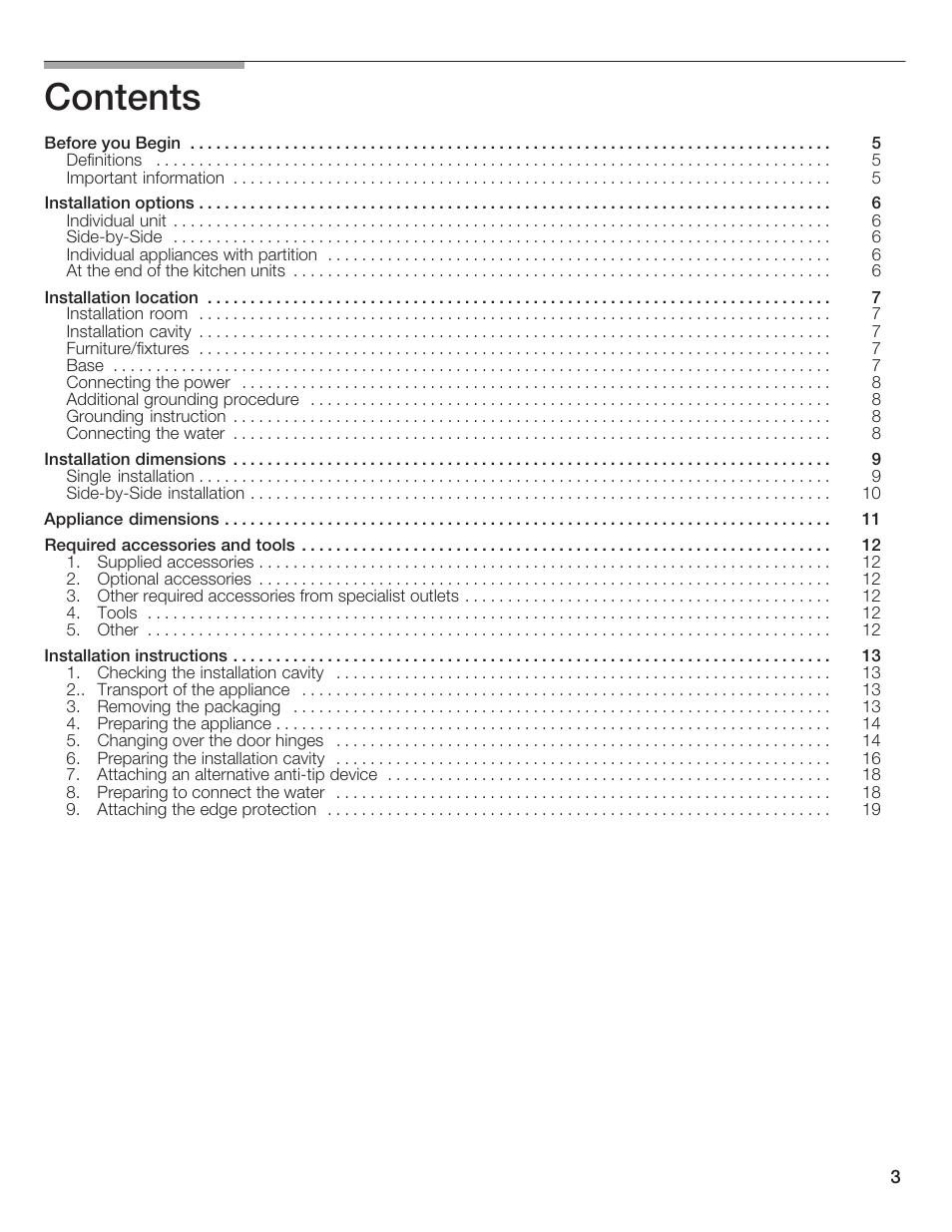 Thermador T36IB70NSP User Manual | Page 3 / 104