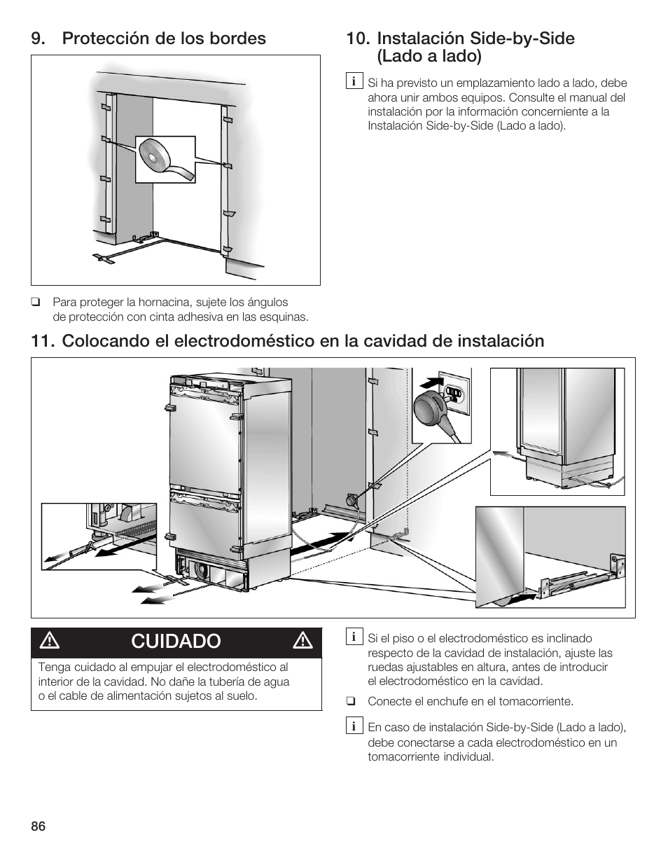 Cuidado | Thermador T36IB70NSP User Manual | Page 86 / 104