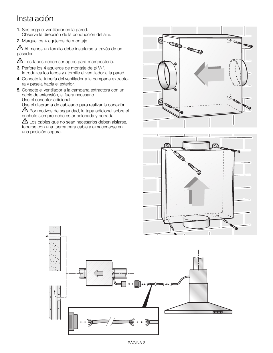 Instalación | Thermador VTI610D User Manual | Page 13 / 16