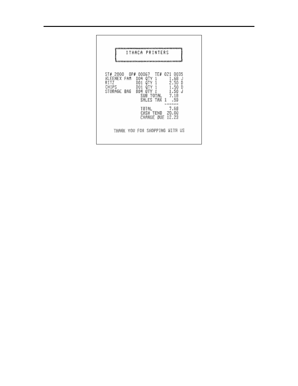 TransAct Technologies ITHERM 280 User Manual | Page 245 / 349