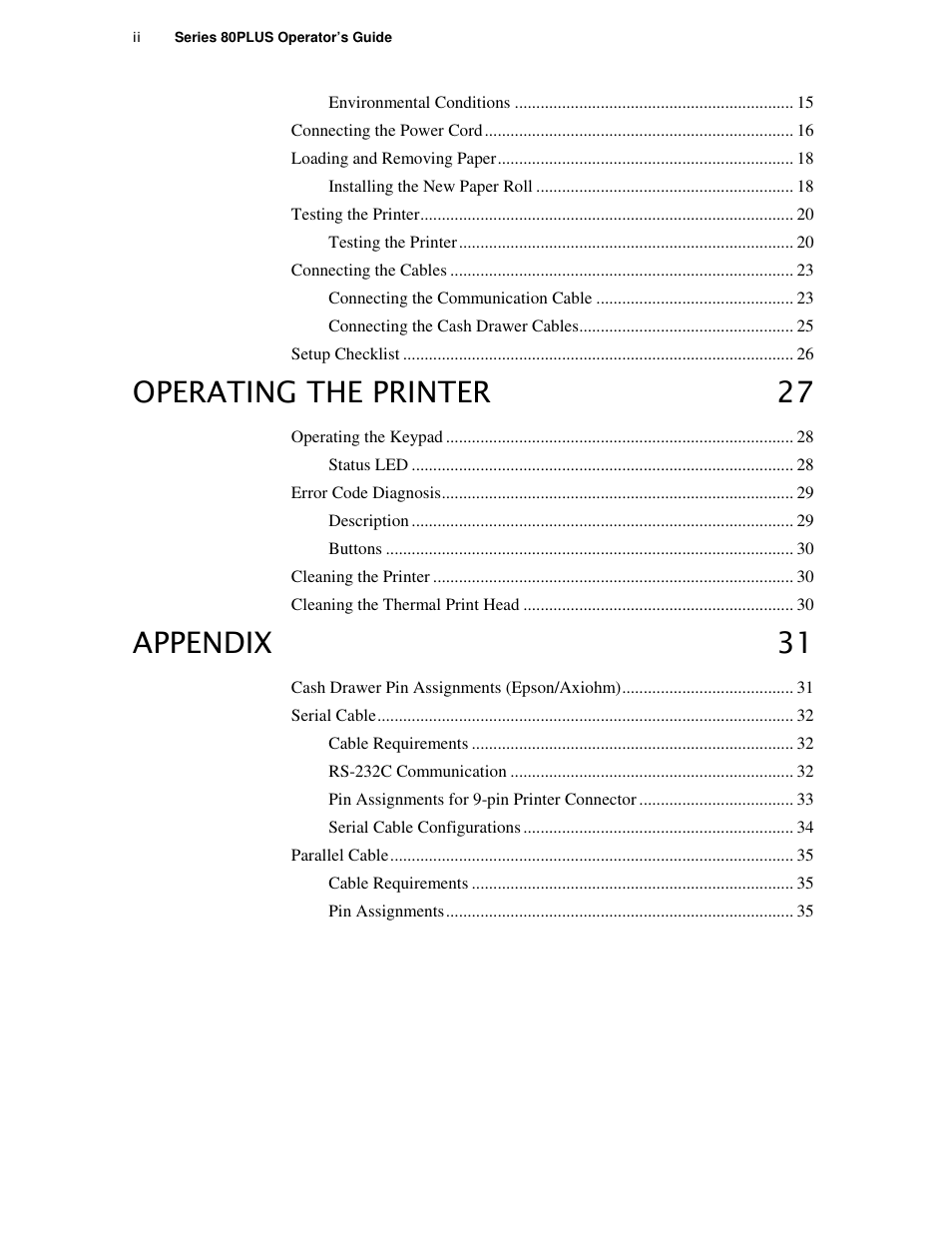 TransAct Technologies ITHACA 80PLUS User Manual | Page 8 / 45