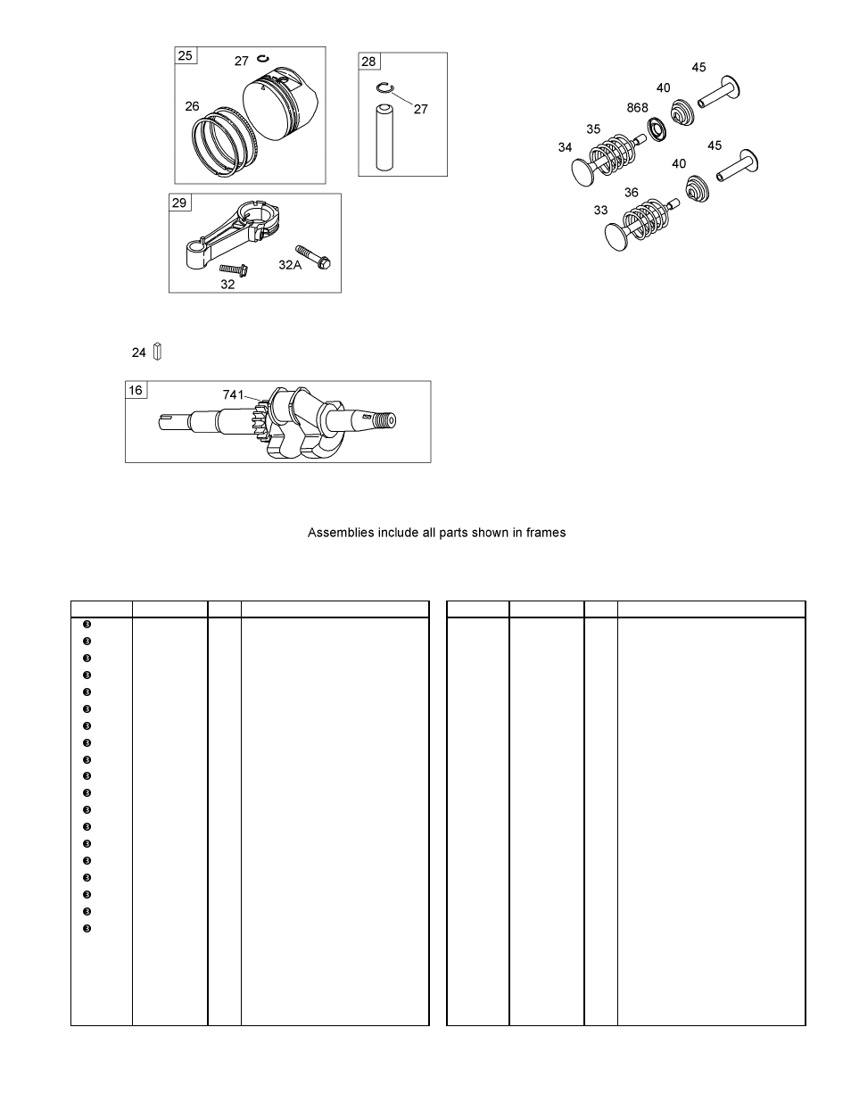 Crankshaft assembly | Toro SUPER RECYCLER 20055 User Manual | Page 12 / 24