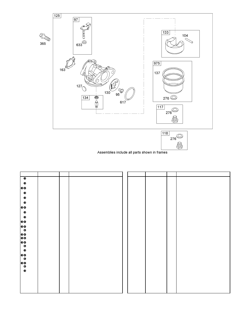 Carburetor assembly | Toro SUPER RECYCLER 20055 User Manual | Page 14 / 24