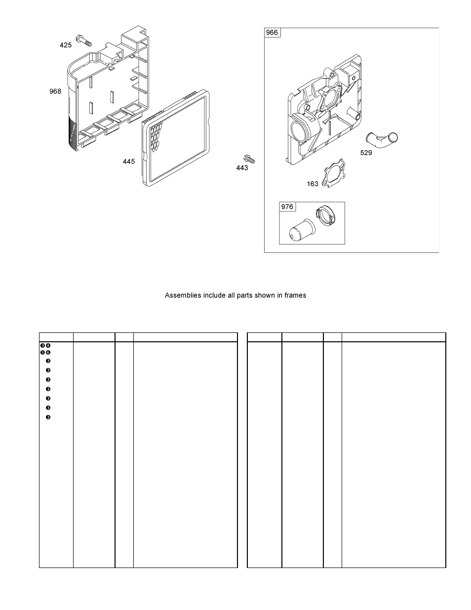 Air cleaner assembly | Toro SUPER RECYCLER 20055 User Manual | Page 15 / 24