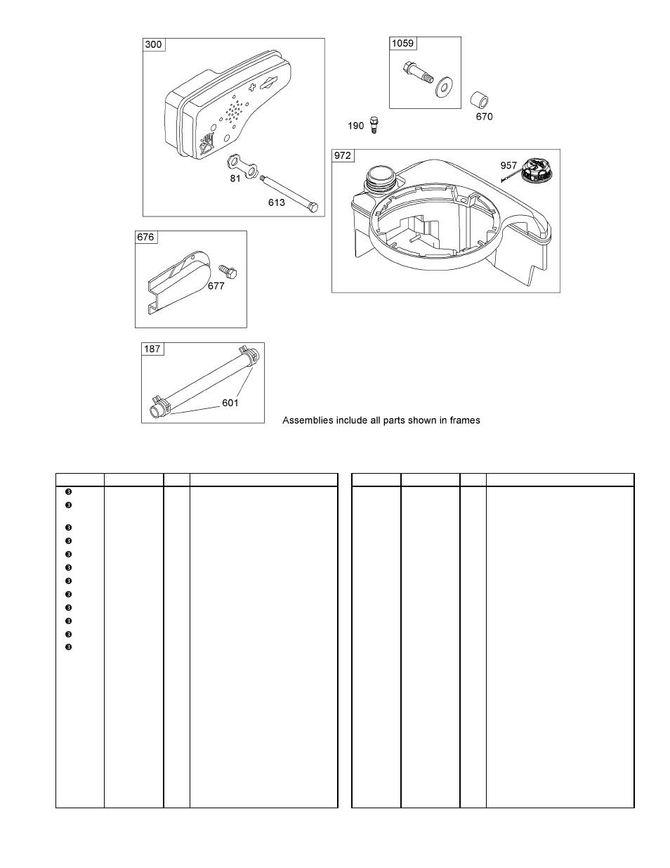 Muffler and fuel tank assembly | Toro SUPER RECYCLER 20055 User Manual | Page 17 / 24