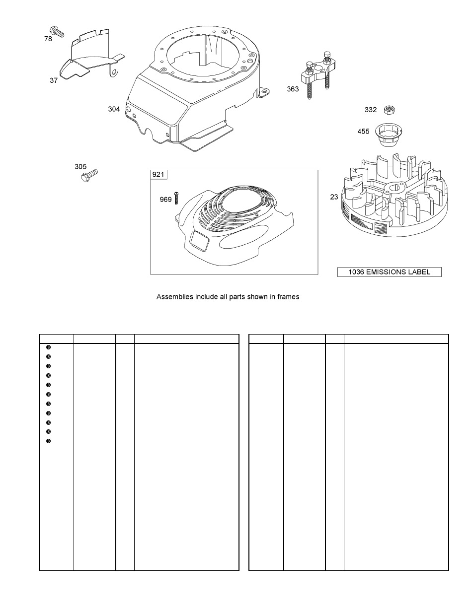 Blower housing assembly | Toro SUPER RECYCLER 20055 User Manual | Page 18 / 24