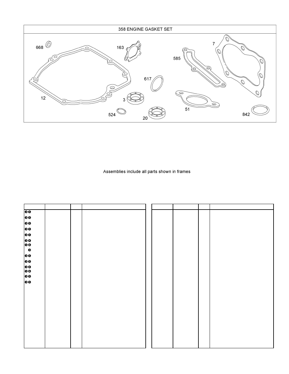 Gasket kit | Toro SUPER RECYCLER 20055 User Manual | Page 20 / 24