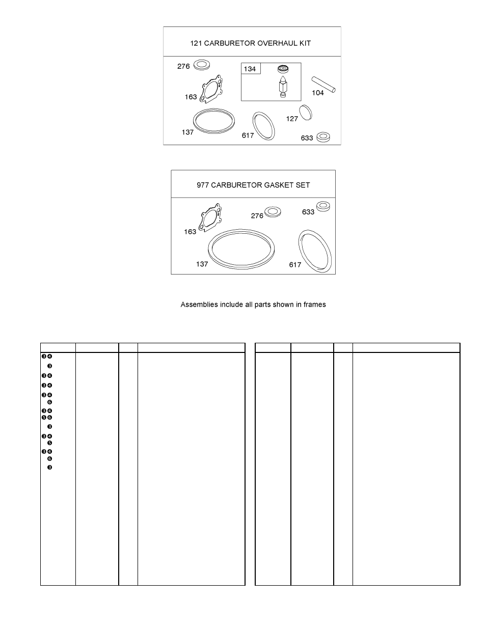 Carburetor overhaul kit | Toro SUPER RECYCLER 20055 User Manual | Page 21 / 24