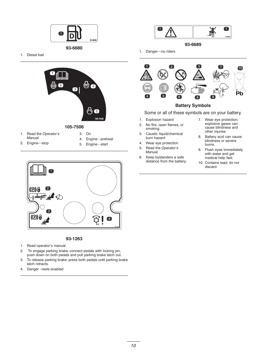 Toro 5400-D User Manual | Page 10 / 52