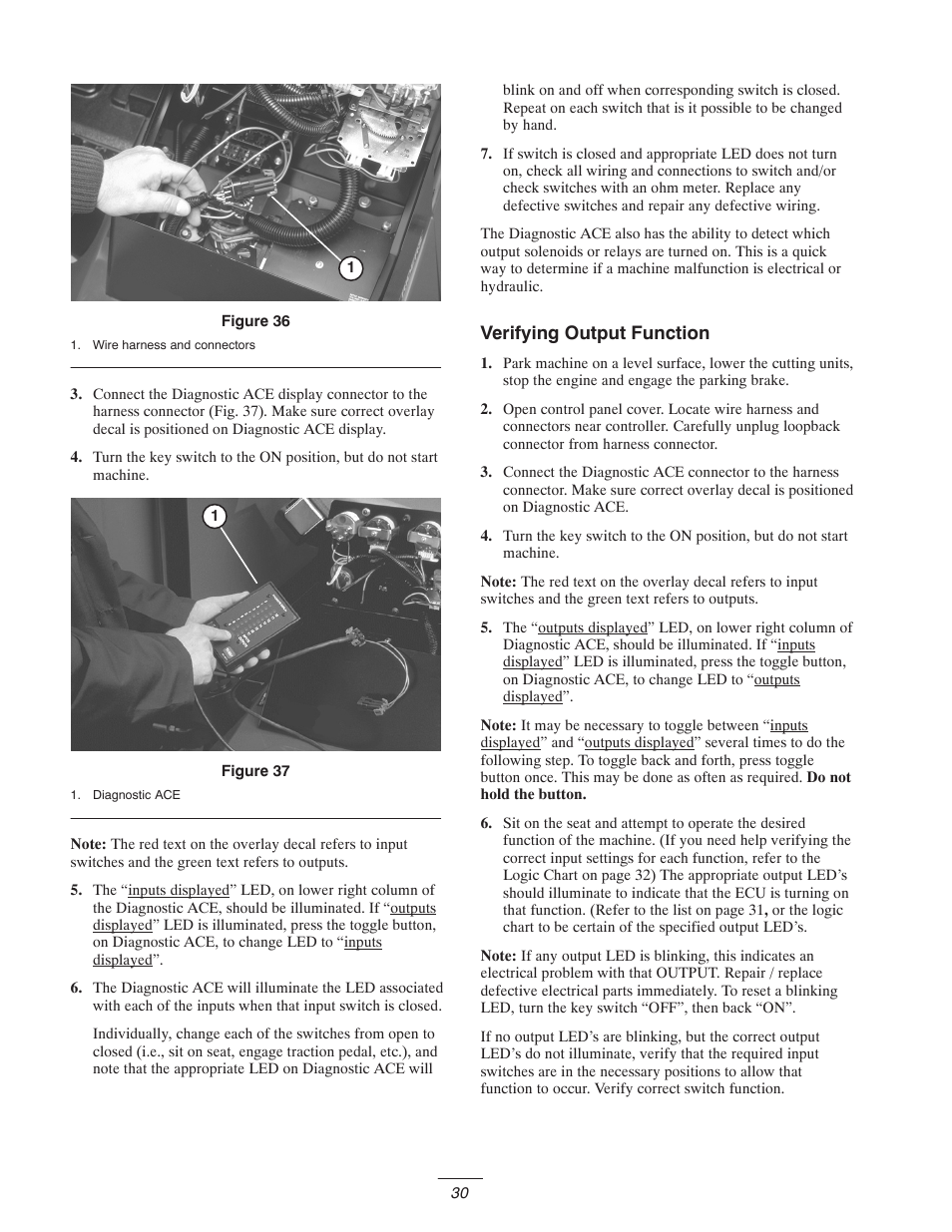 Toro 5400-D User Manual | Page 30 / 52