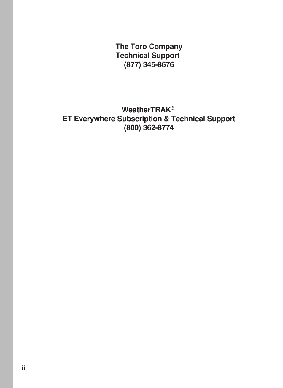 Toro 12 User Manual | Page 2 / 88