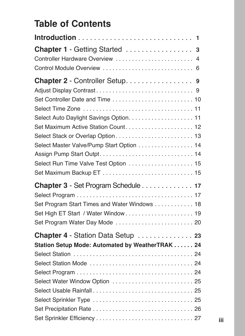 Toro 12 User Manual | Page 3 / 88