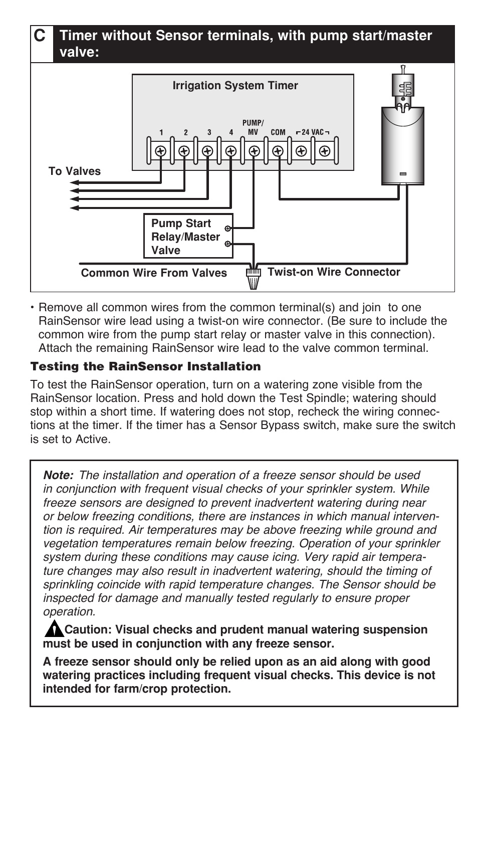 Toro WIRED RAINSENSOR 53853 User Manual | Page 5 / 12