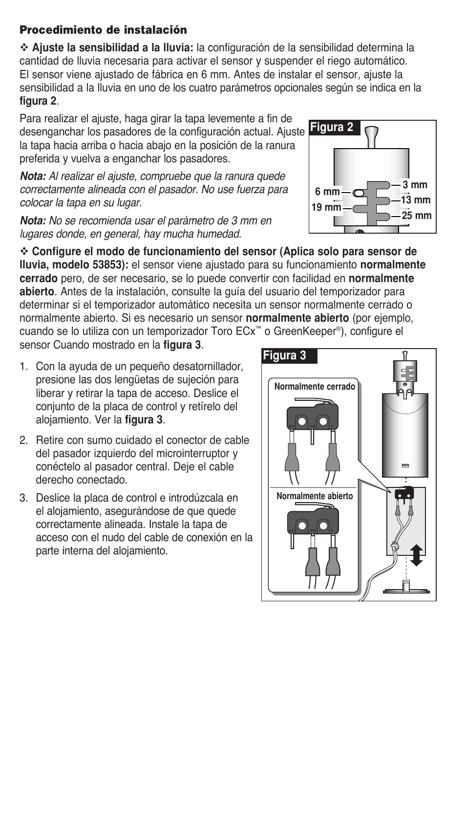 Toro WIRED RAINSENSOR 53853 User Manual | Page 8 / 12