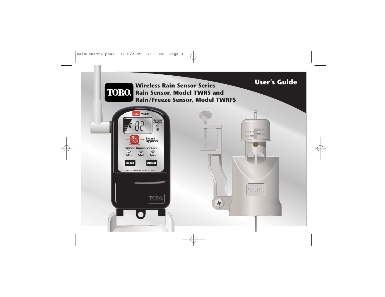 Toro TWRS User Manual | 28 pages