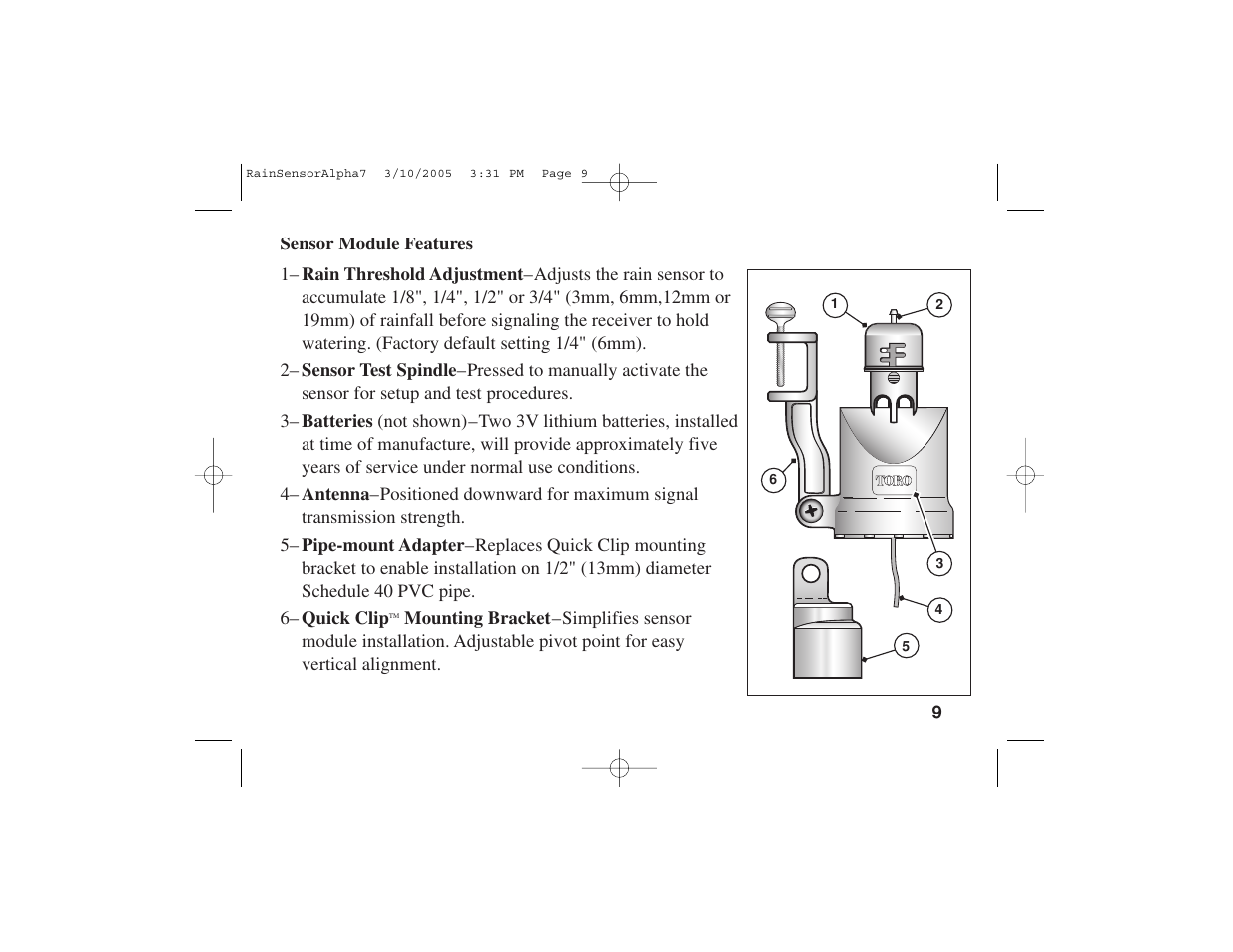 Toro TWRS User Manual | Page 11 / 28