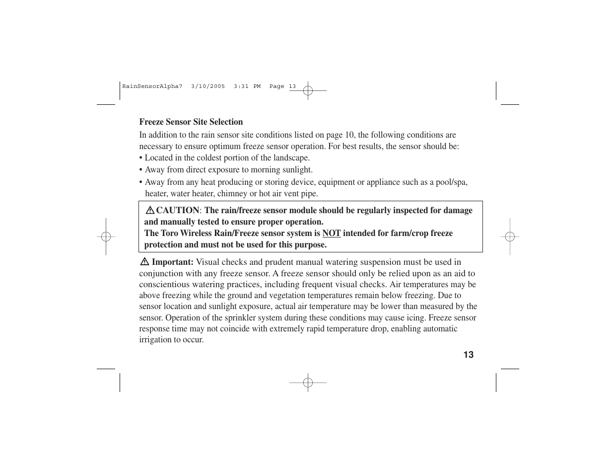 Toro TWRS User Manual | Page 15 / 28