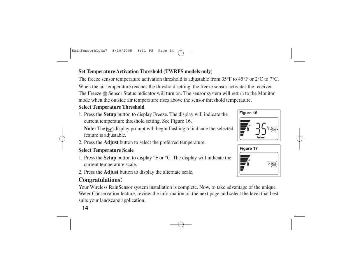 Toro TWRS User Manual | Page 16 / 28