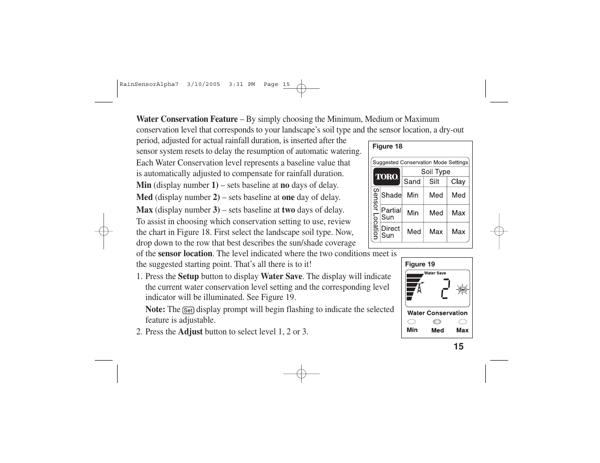 Toro TWRS User Manual | Page 17 / 28