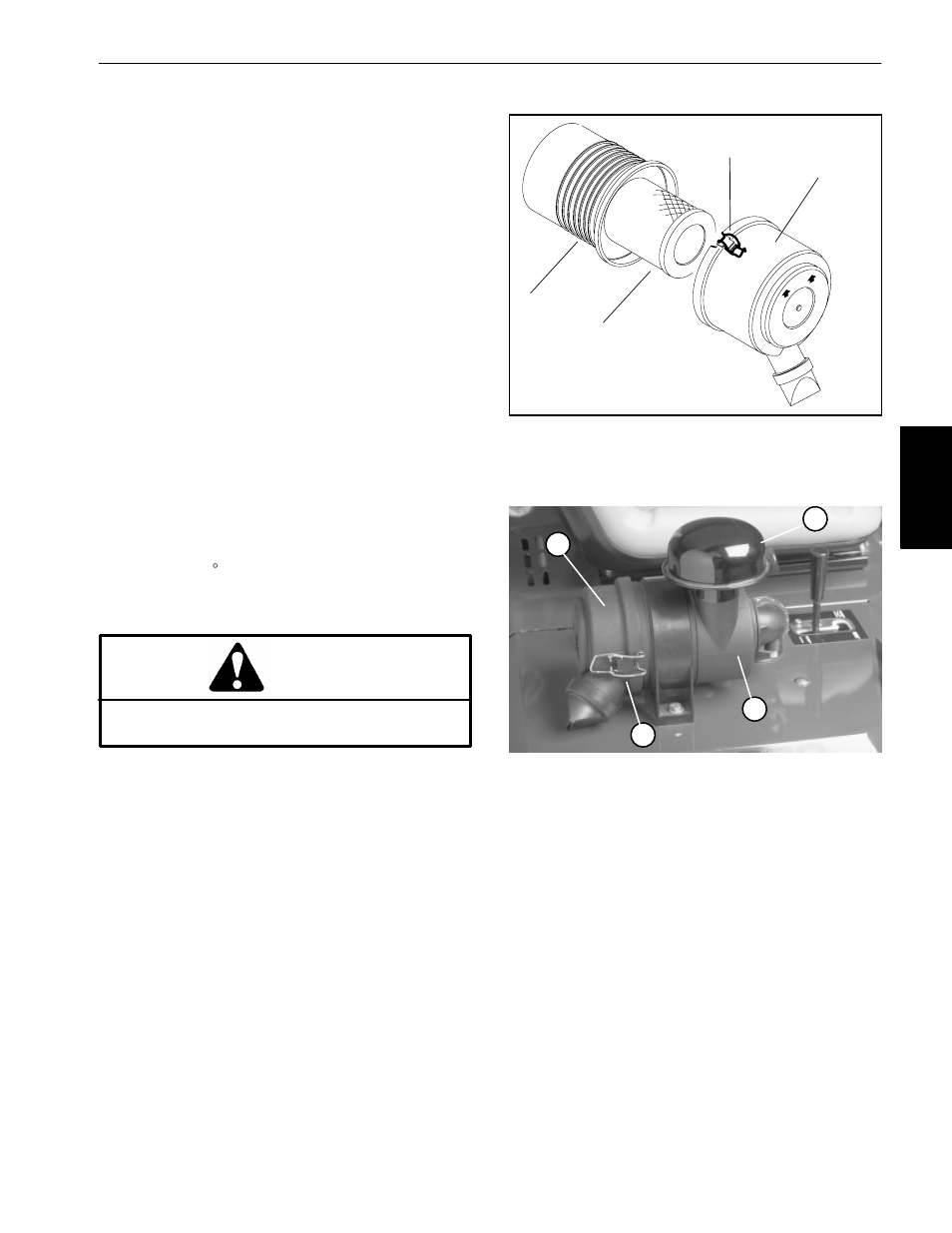 Remote air cleaner, Caution | Toro Sand Pro 5020 User Manual | Page 29 / 170