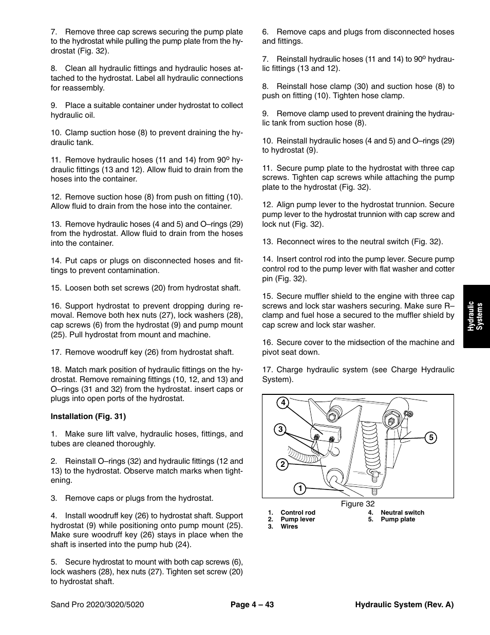 Toro Sand Pro 5020 User Manual | Page 93 / 170