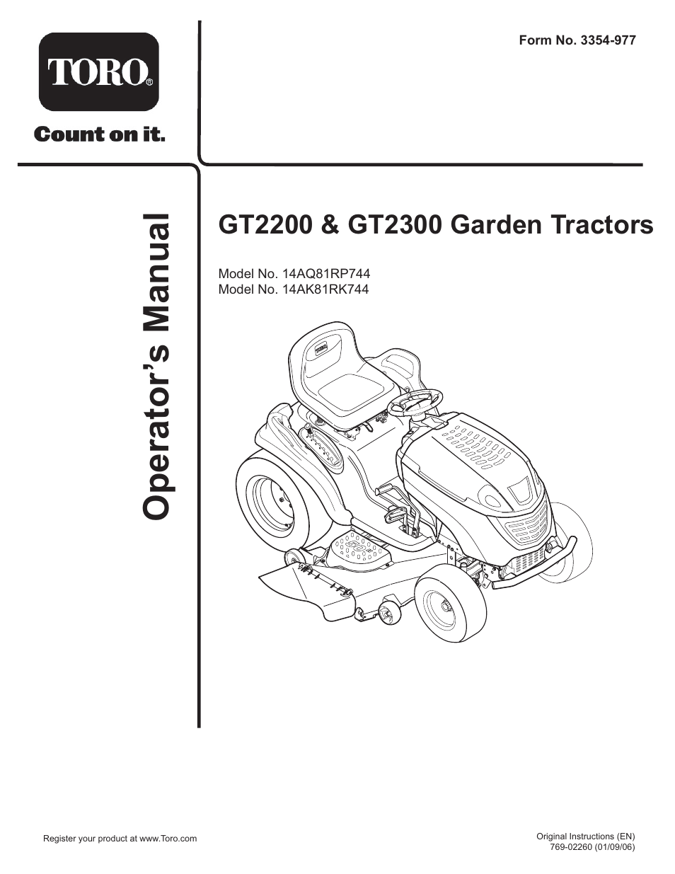 Toro 14AK81RK744 User Manual | 36 pages