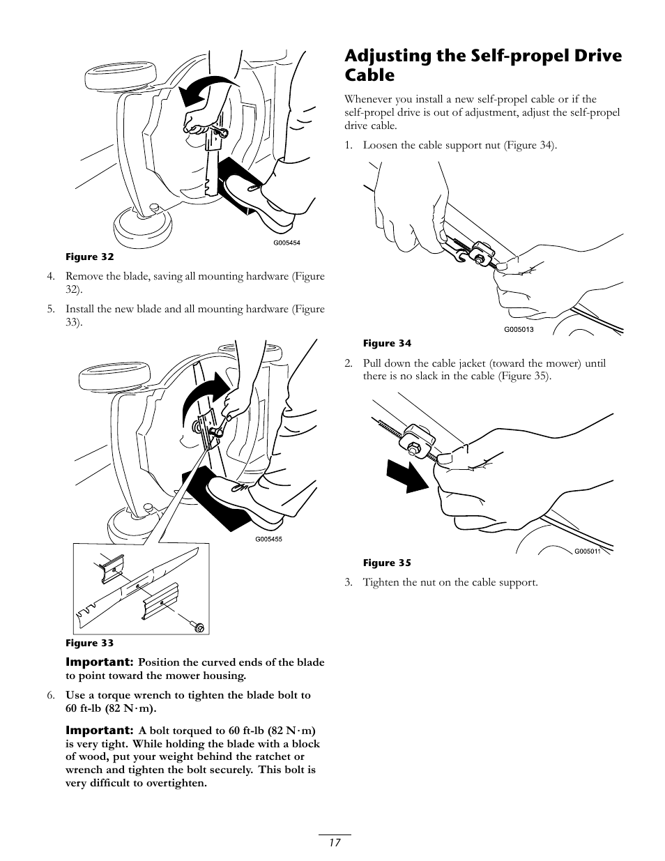 Adjusting the self-propel drive cable | Toro 20067 User Manual | Page 17 / 20