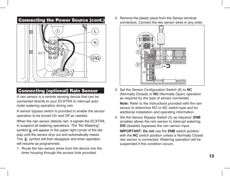 Toro Sprinkler Timer with Computer Programming Option ECXTRA User Manual | Page 15 / 44