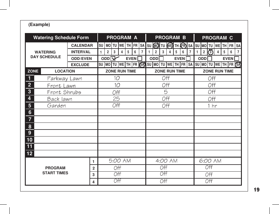Toro Sprinkler Timer with Computer Programming Option ECXTRA User Manual | Page 21 / 44