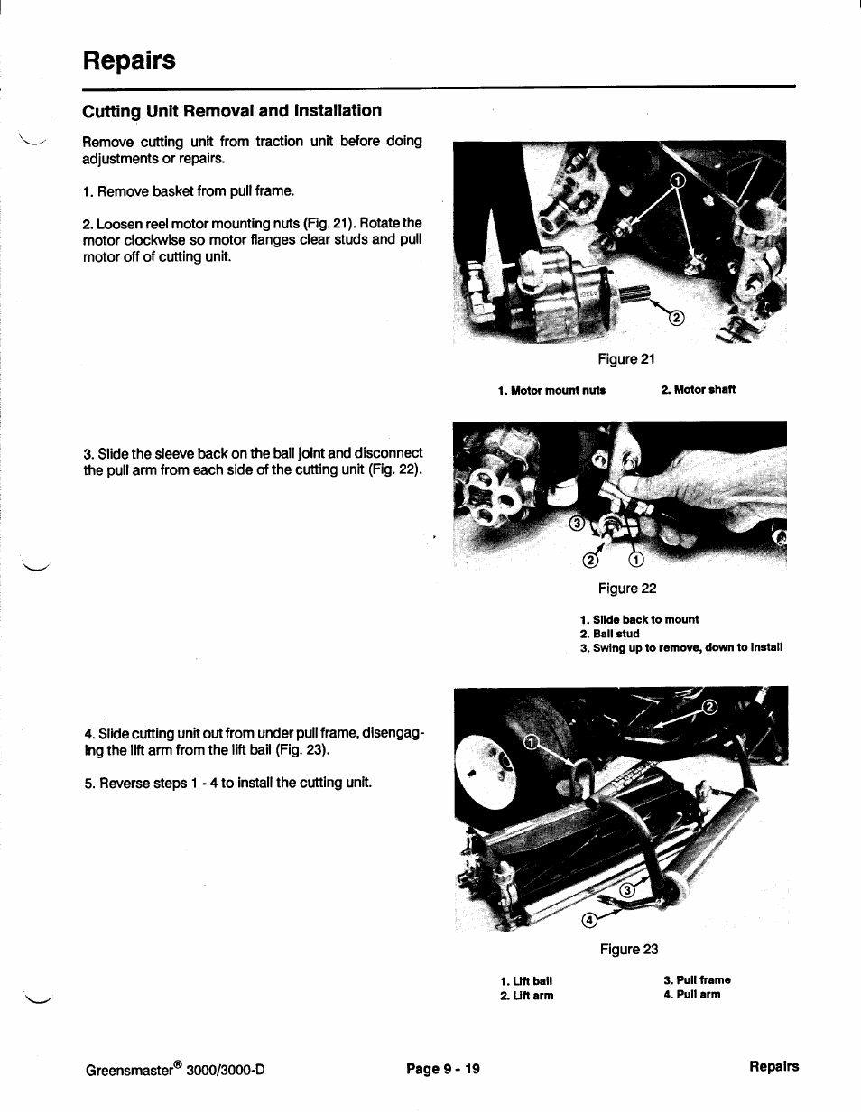 Repairs | Toro GREENSMASTER 3100 User Manual | Page 169 / 234