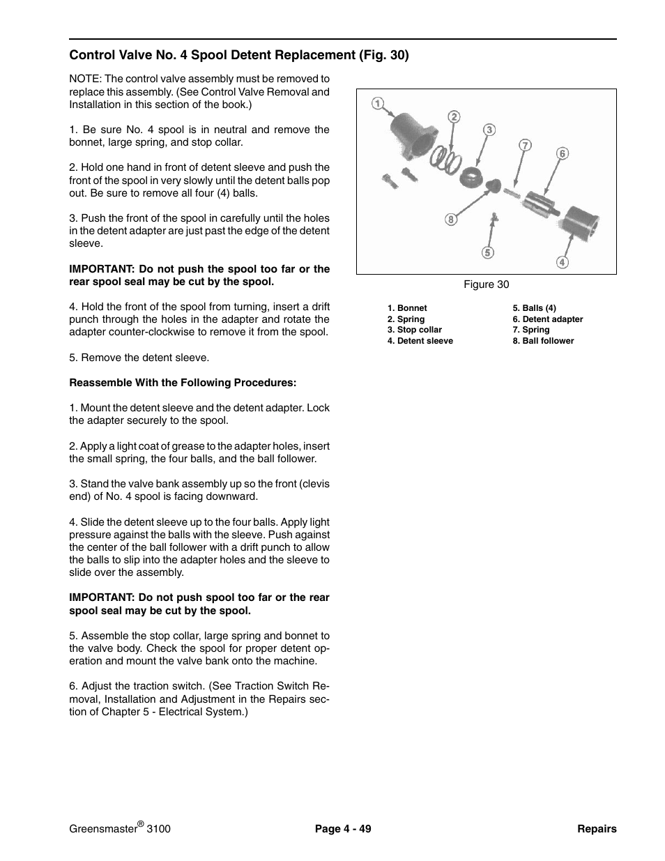 Toro GREENSMASTER 3100 User Manual | Page 77 / 234