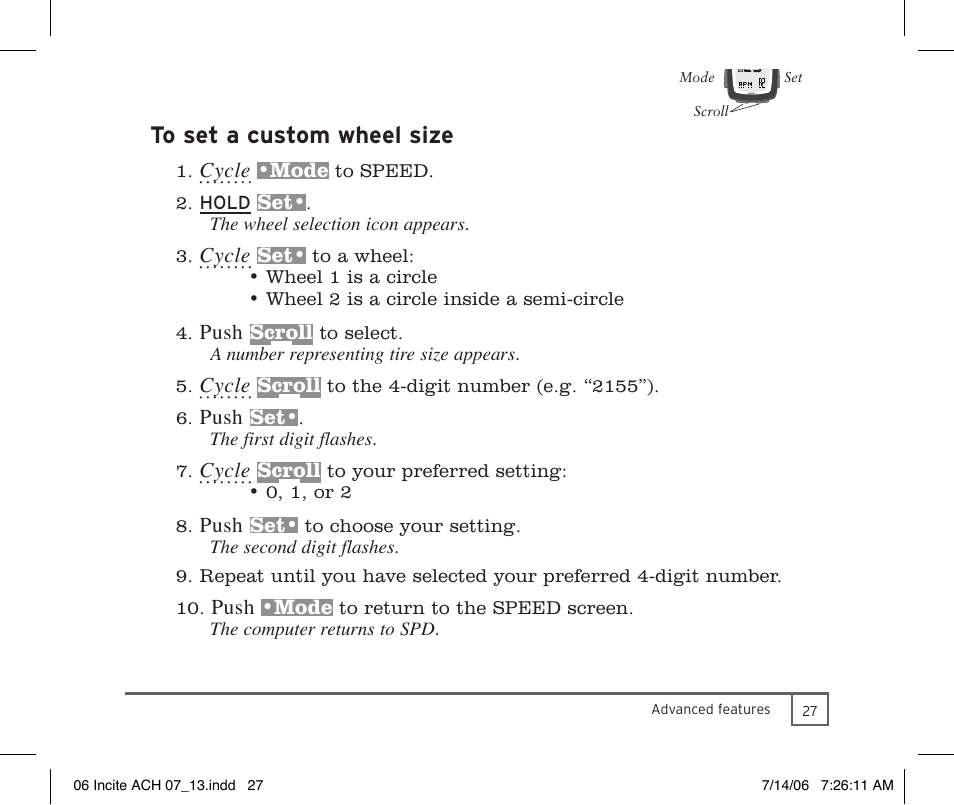Trek Bicycle Computer User Manual | Page 29 / 40