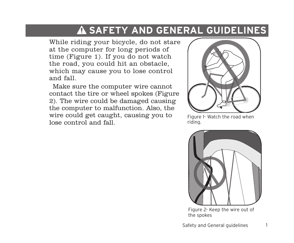 Safety and general guidelines | Trek 11i  EN User Manual | Page 3 / 27